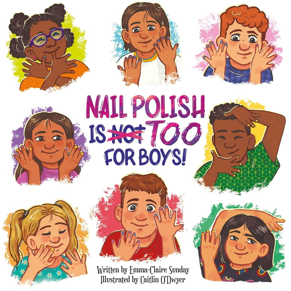 Book cover for Nail Polish Is Too for Boys!