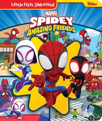 Book cover for Disney Junior Marvel Spidey and His Amazing Friends: Little First Look and Find