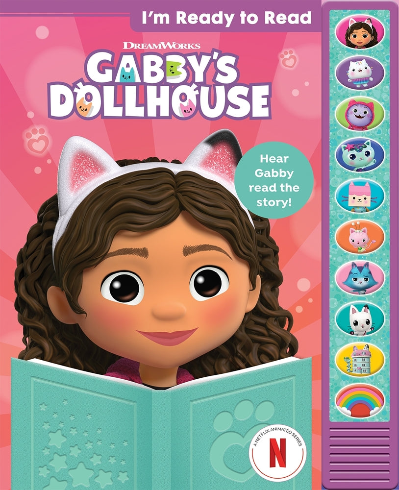 Book cover for Gabby's Dollhouse: I'm Ready to Read Sound Book [With Battery]