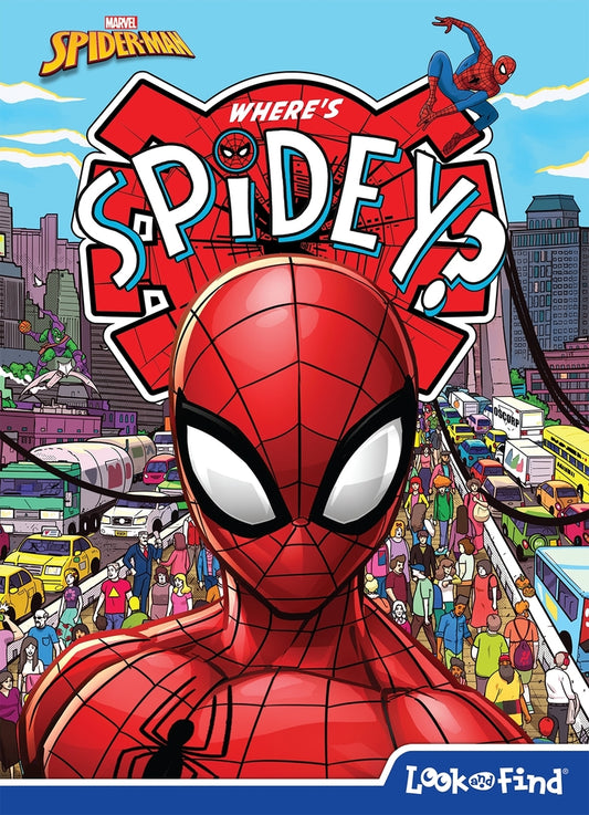 Book cover for Marvel Spider-Man: Where's Spidey? Look and Find