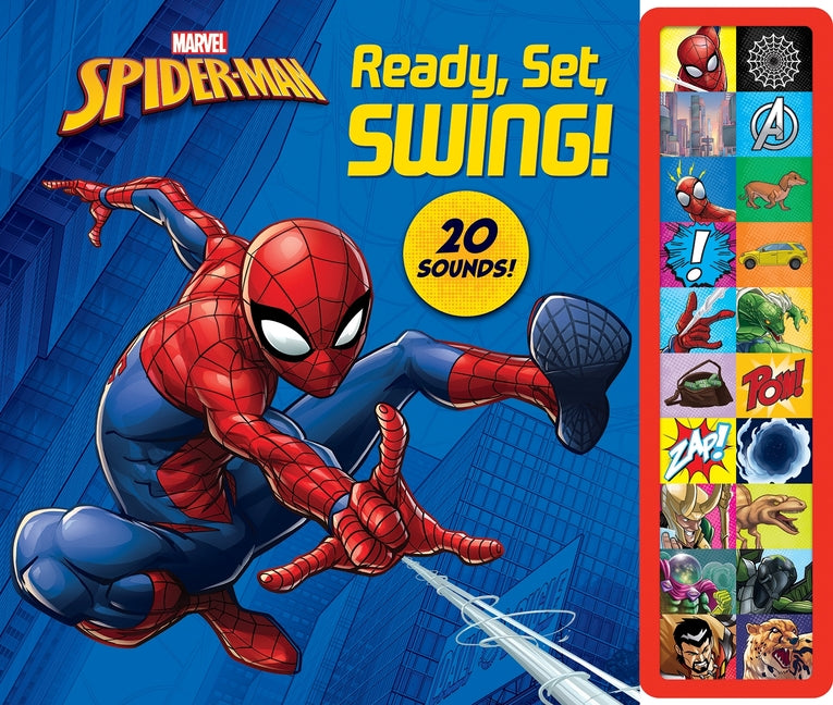 Book cover for Marvel Spider-Man: Ready, Set, Swing! Sound Book [With Battery]