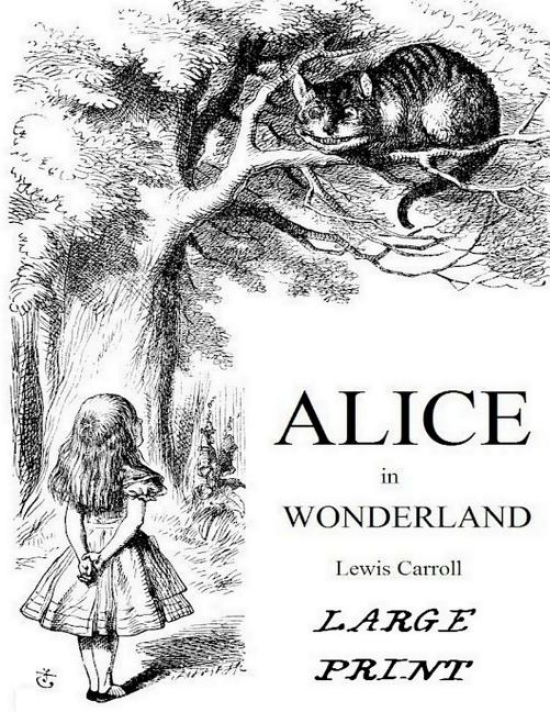 Book cover for Alice in Wonderland