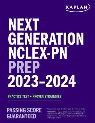 Book cover for Next Generation Nclex-PN Prep 2023-2024: Practice Test + Proven Strategies