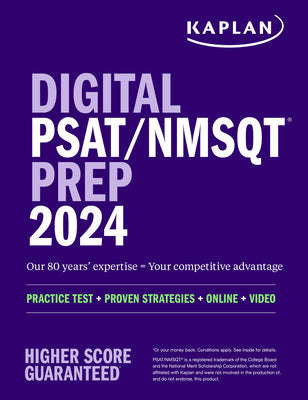 Book cover for Digital Psat/NMSQT Prep 2024 with 1 Full Length Practice Test, Practice Questions, and Quizzes