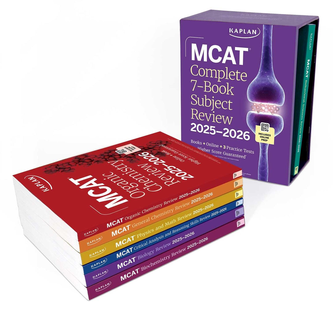 MCAT Complete 7-Book Subject Review 2025-2026, Set Includes Books, Onl ...