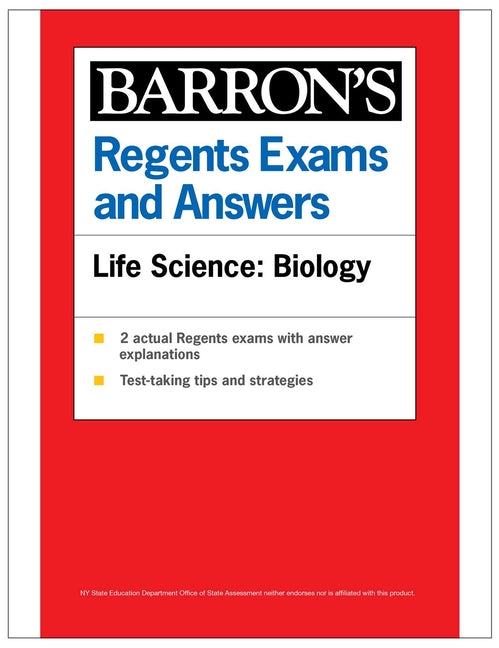 Book cover for Regents Exams and Answers: Life Science: Biology, 1st Edition