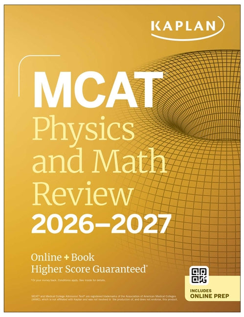 Book cover for MCAT Physics and Math Review 2026-2027: Online + Book