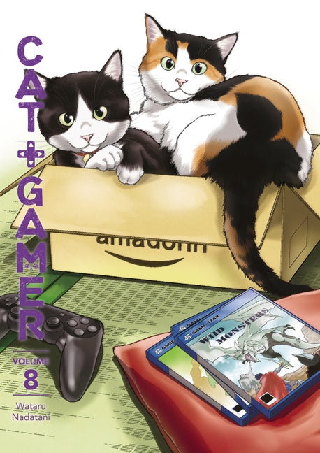 Book cover for Cat + Gamer Volume 8