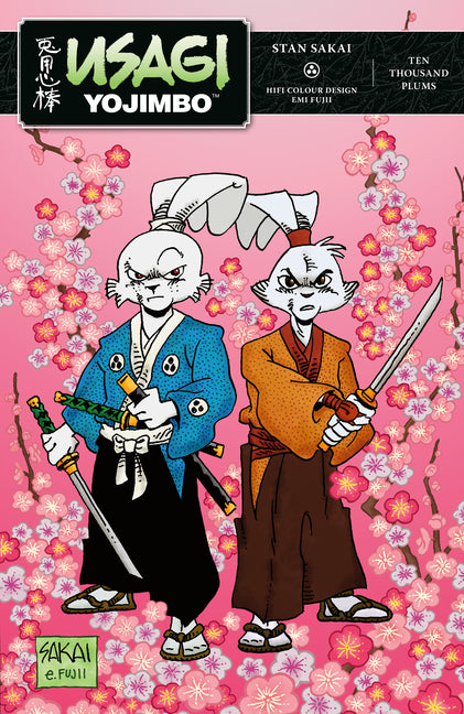 Book cover for Usagi Yojimbo Volume 41: Ten Thousand Plums