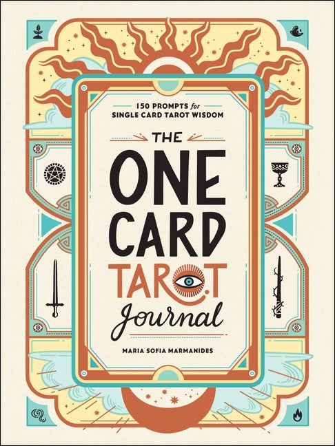 Book cover for One Card Tarot Journal: 150 Prompts for Single Card Tarot Wisdom