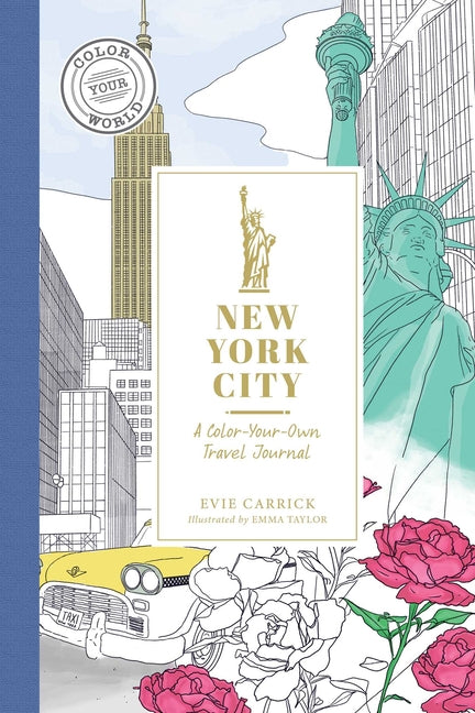 Book cover for New York City: A Color-Your-Own Travel Journal
