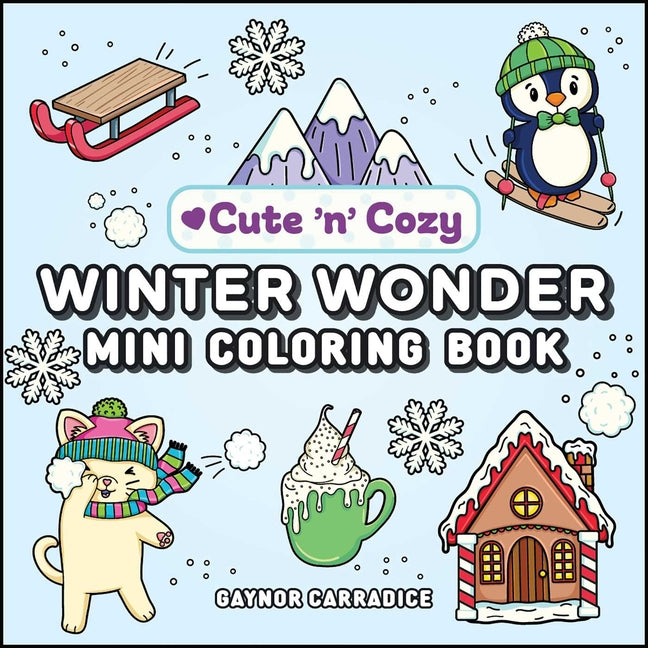 Book cover for Winter Wonder Mini Coloring Book