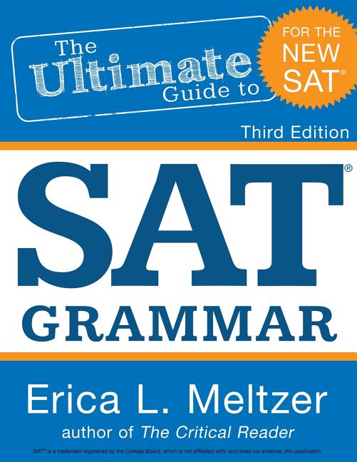 Book cover for 3rd Edition, The Ultimate Guide to SAT Grammar