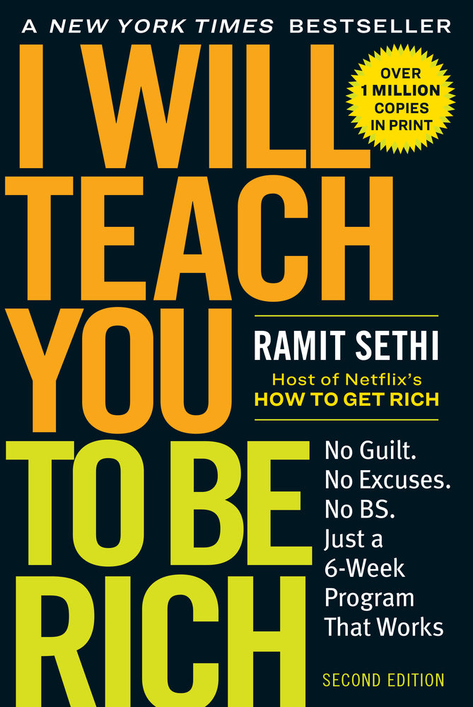 Book cover for I Will Teach You to Be Rich: No Guilt. No Excuses. Just a 6-Week Program That Works (Second Edition)