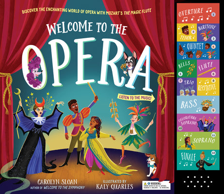 Book cover for Welcome to the Opera: Discover the Enchanting World of Opera with Mozart's the Magic Flute