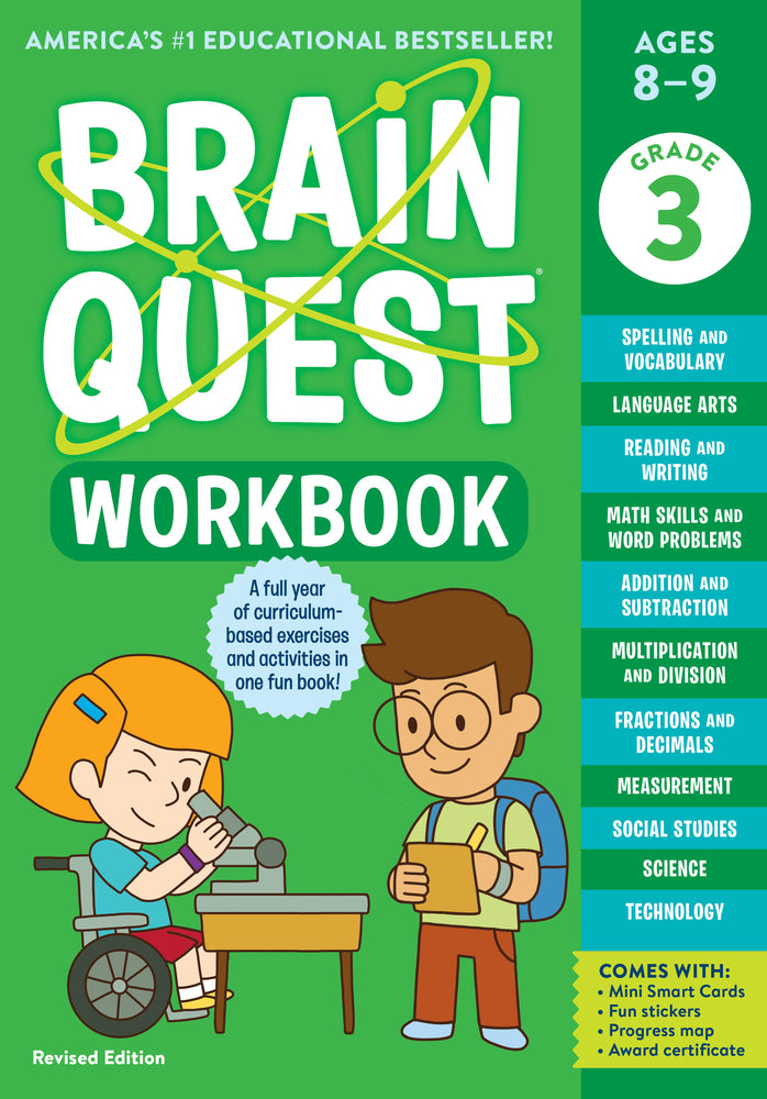 Book cover for Brain Quest Workbook: 3rd Grade Revised Edition