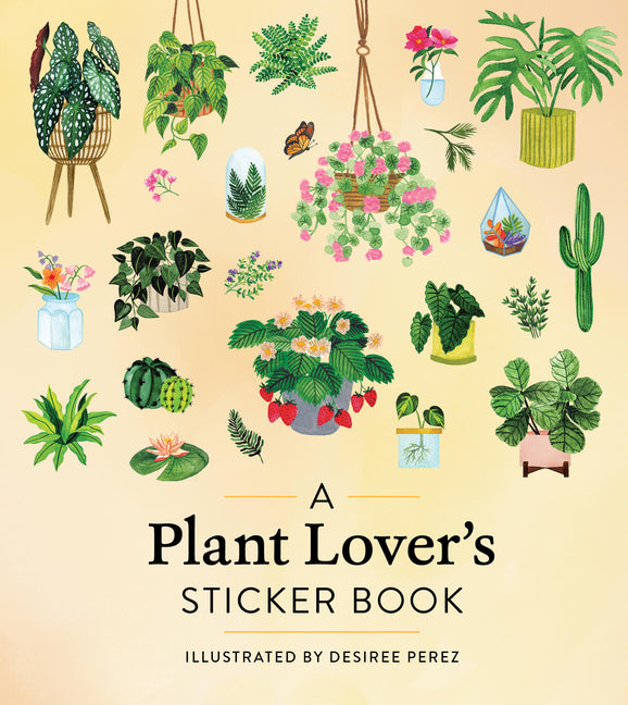 Book cover for Plant Lover's Sticker Book