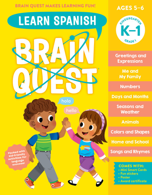 Book cover for Brain Quest Workbook: Learn Spanish