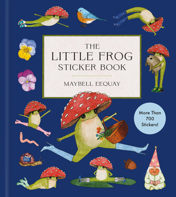 Book cover for Little Frog Sticker Book: More Than 700 Stickers!