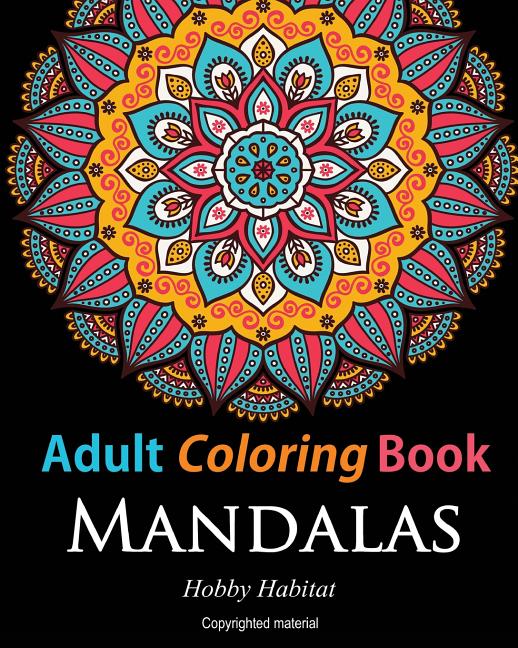 Book cover for Adult Coloring Books: Mandalas: Coloring Books for Adults Featuring 50 Beautiful Mandala, Lace and Doodle Patterns