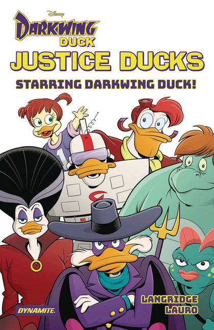 Book cover for Justice Ducks: Starring Darkwing Duck!