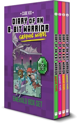 Book cover for Diary of an 8-Bit Warrior Graphic Novel Emerald Box Set