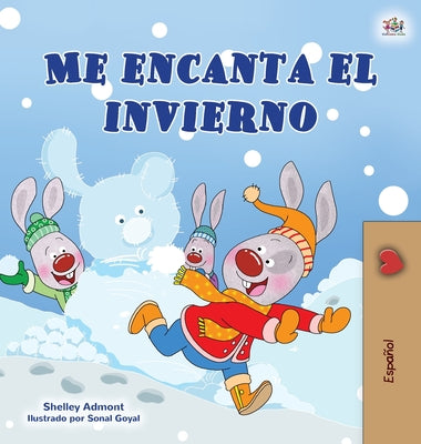 Book cover for I Love Winter (Spanish Children's Book)