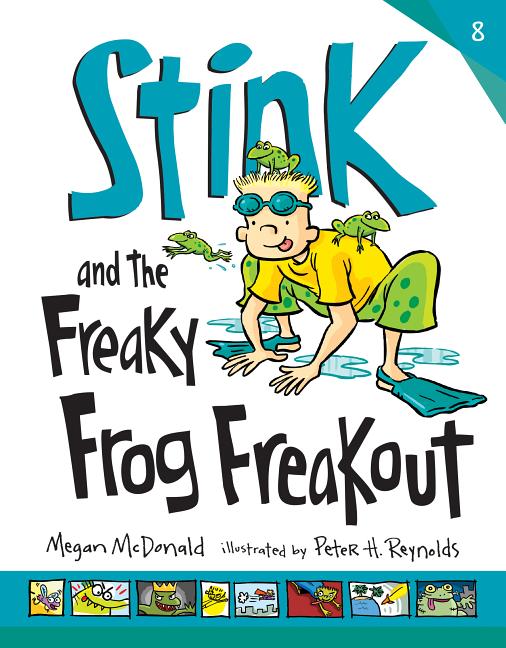 Book cover for Stink and the Freaky Frog Freakout