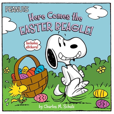 Book cover for Here Comes the Easter Beagle! [With Sheet of Stickers]