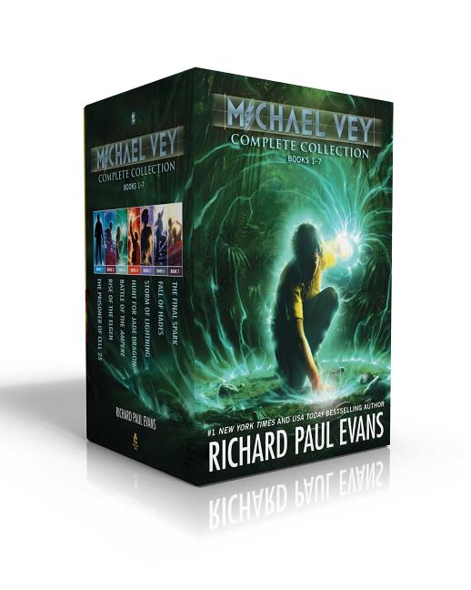 Book cover for Michael Vey Complete Collection Books 1-7 (Boxed Set): Michael Vey; Michael Vey 2; Michael Vey 3; Michael Vey 4; Michael Vey 5; Michael Vey 6; Michael