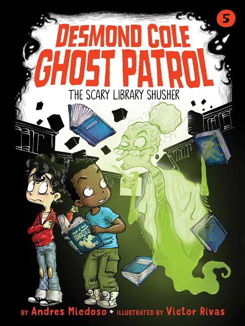 Book cover for The Scary Library Shusher