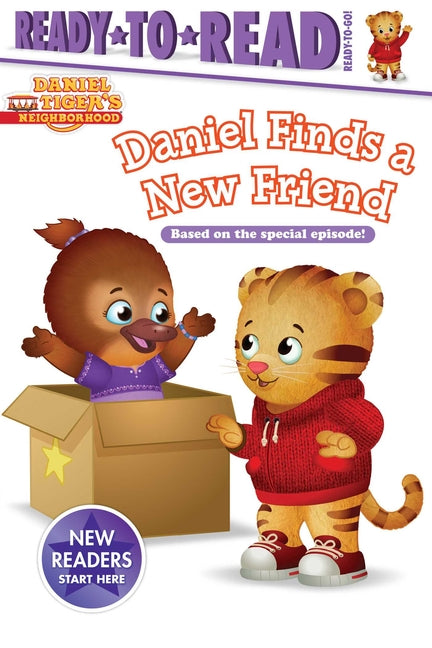 Book cover for Daniel Finds a New Friend: Ready-To-Read Ready-To-Go!