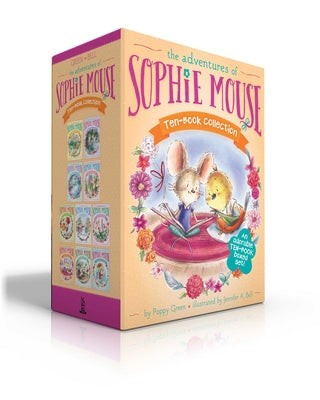 Book cover for The Adventures of Sophie Mouse Ten-Book Collection (Boxed Set): A New Friend; The Emerald Berries; Forget-Me-Not Lake; Looking for Winston; The Maple
