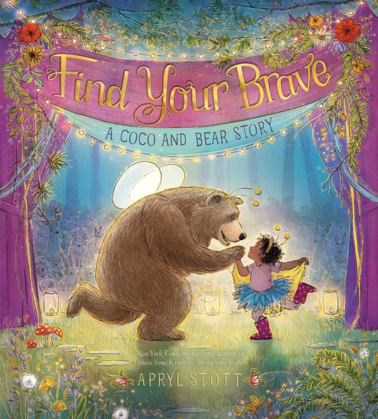 Book cover for Find Your Brave: A Coco and Bear Story