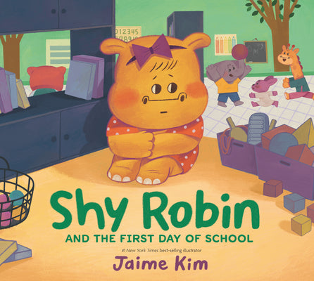 Book cover for Shy Robin and the First Day of School