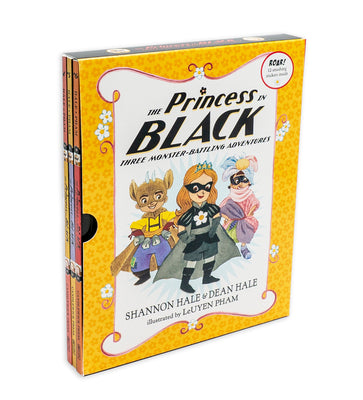 Book cover for The Princess in Black: Three Monster-Battling Adventures: Books 4-6