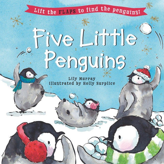 Book cover for Five Little Penguins