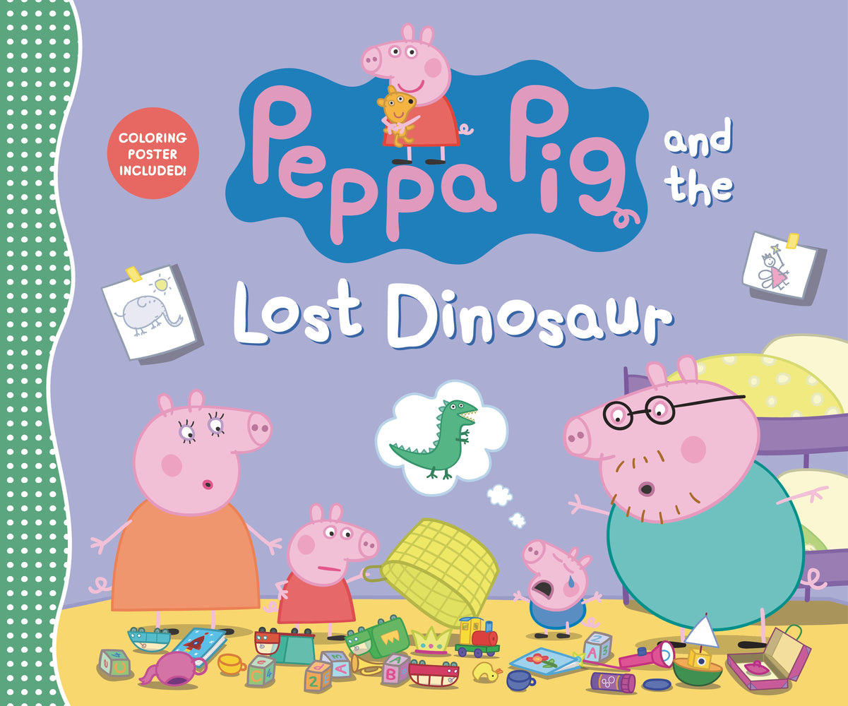 Book cover for Peppa Pig and the Lost Dinosaur