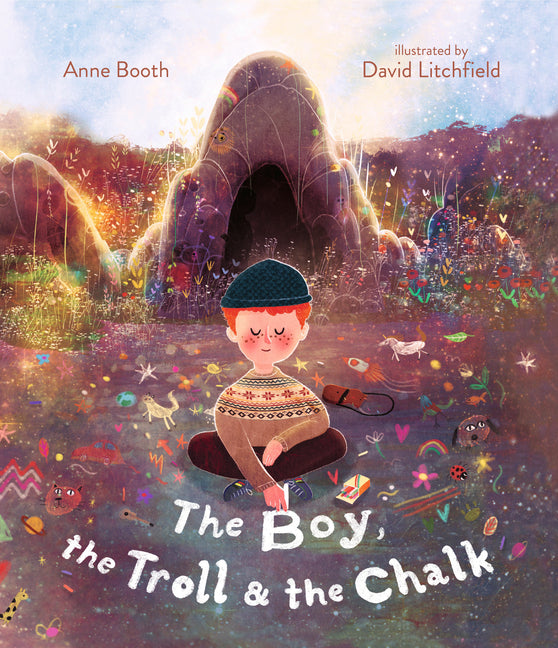 Book cover for Boy, the Troll, and the Chalk