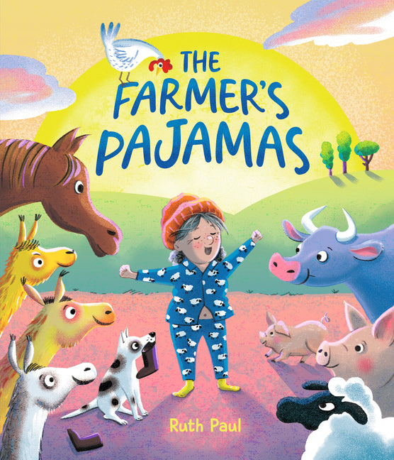 Book cover for Farmer's Pajamas: A Bedtime Barnyard Mix-Up