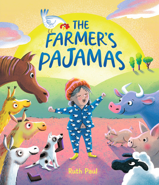 Book cover for Farmer's Pajamas: A Bedtime Barnyard Mix-Up