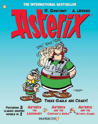 Book cover for Asterix Omnibus #4: Collects Asterix the Legionary, Asterix and the Chieftain's Shield, and Asterix and the Olympic Games