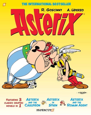 Book cover for Asterix Omnibus #5: Collecting Asterix and the Cauldron, Asterix in Spain, and Asterix and the Roman Agent