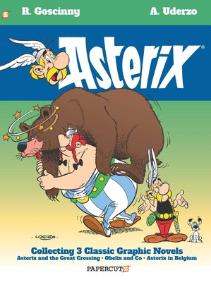 Book cover for Asterix Omnibus #8: Collecting Asterix and the Great Crossing, Obelix and Co, Asterix in Belgium