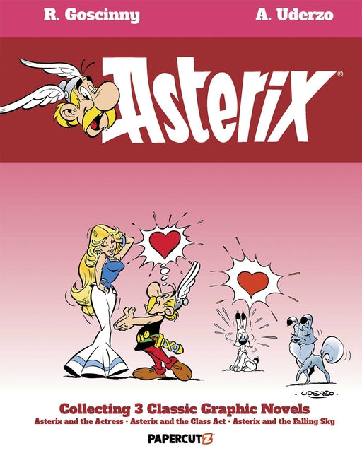 Book cover for Asterix Omnibus Vol. 11: Collecting Asterix and the Actress, Asterix and the Class Act, and Asterix and the Falling Sky