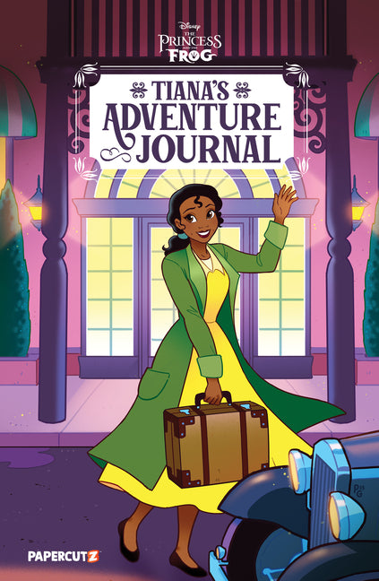 Book cover for Disney the Princess and the Frog: Tiana's Adventure Journal