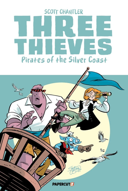 Book cover for Three Thieves Vol. 5: Pirates of the Silver Coast
