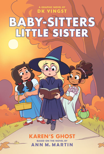 Book cover for Karen's Ghost: A Graphic Novel (Baby-Sitters Little Sister #11)