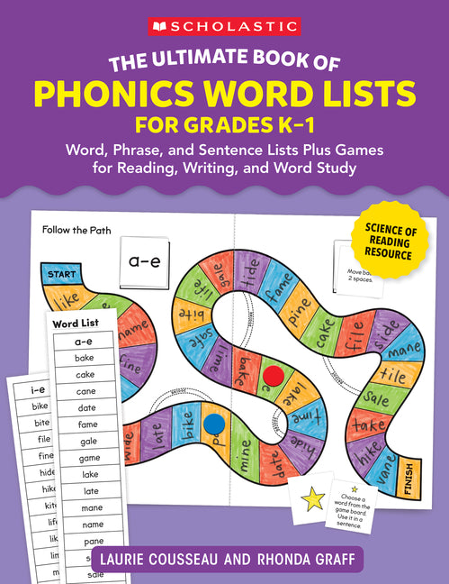 Book cover for Ultimate Book of Phonics Word Lists: Grades K-1