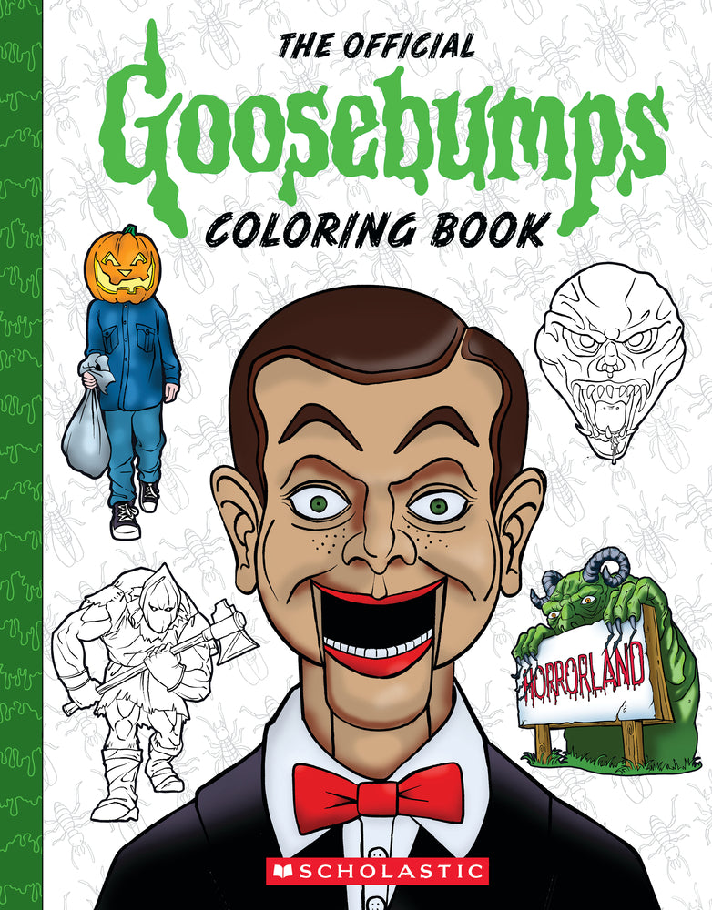 Book cover for Goosebumps: The Official Coloring Book